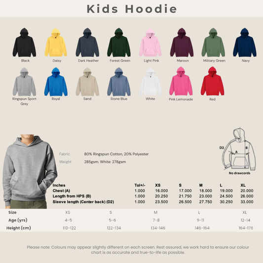 Hoodie Name Front + Logo Back