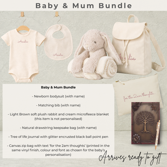 Baby & Mum Gift Set - Personalised Name