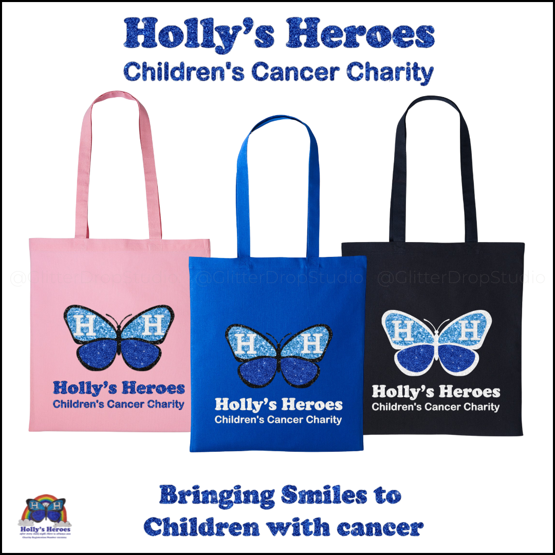 Glitter Tote Bag | Holly's Heroes